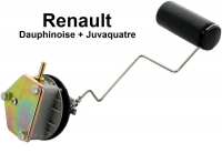 Renault - Dauphinoise/Juvaquatre, tanksensor. !! Let op: De brandstoftanksensor heeft 2 aansluitinge