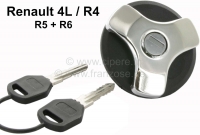renault brandstofsysteem accessoires verchroomde tankdop afsluitbaar geschikt voor r4 r5 r6 P82481 - Bild 1