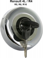 renault brandstofsysteem accessoires verchroomde tankdop afsluitbaar geschikt voor r4 r5 r6 P83263 - Bild 1