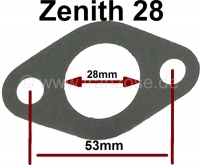 renault carburateur pakkingsets zenith 28 carburateurvoetpakking voor P82334 - Bild 1