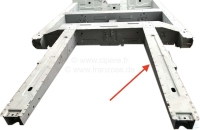 Renault - R4, chassisverlengstuk rechtsachter (onder de bagageruimtebodem). Dit is de complete achte