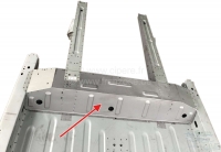 Renault - R4, dwarsbalk (zonder afdekplaat) aan de achterkant van het chassis. Geschikt voor Renault