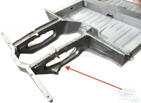 Alle - R4, motorsteun (profiel compleet) linksvoor op chassis. Geschikt voor Renault R4. Het plaa