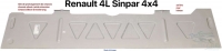 renault chassis r4 simpar chassisplaat verlenging voor 4x4 dit is plaat vanaf P87903 - Bild 1