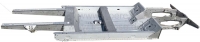 Alle - Chassis van gegalvaniseerd plaatstaal (met TÜV), geschikt voor Renault R4. Het chassis is