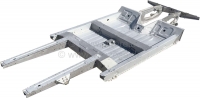 Alle - Chassis van gegalvaniseerd plaatstaal (met TÜV), geschikt voor Renault R4. Het chassis is