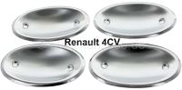 renault chroom onderdelen 4cv metalen deurgreepschalen 4 stuks geschikt voor P88253 - Bild 1