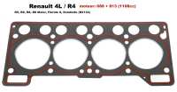 renault cilinderkoppakkingen r4 r5 r8 cilinderkoppakking motor 688 813 1108cc geschikt voor P81042 - Bild 1