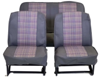 Renault - R4, stoelhoezen voor + achter (ter vervanging van de defecte stoelhoezen), gemaakt van imi