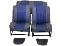 Renault - R4, stoelhoezen voor + achter (ter vervanging van de defecte stoelhoezen), van stof, in je