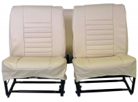 Renault - R4, stoelhoezen voor + achter (ter vervanging van de defecte stoelhoezen), gemaakt van kun