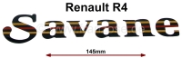 renault decoratiesets zelfklevende sets r4 lijmset savane alleen letters aanvulling op P87878 - Bild 1