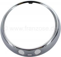 Renault - 4CV, koplamp chroomring CIBIE, voor Renault 4CV. Per stuk.