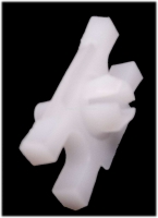 renault decoratieve sierlijsten clip voor sierlijst geschikt r4 r5 r16 afmeting 18x9mm P89500 - Bild 1