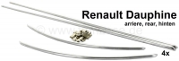 renault decoratieve sierlijsten dauphine chroomstrip aluminium strips voor achterspatborden 4 P87771 - Bild 1