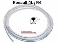 R4, chromen bies voor de voorruit. Geschikt voor Renault R4. Lengte: 280cm.