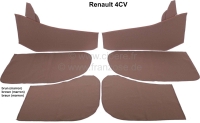 renault deurpanelen 4cv set 4 stuks kleur bruin contre porte marron vide poche geschikt P88201 - Bild 1
