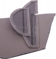 Renault - 4CV, deurpanelen set (4 stuks). Kleur: grijs (gris). Geschikt voor Renault 4CV.