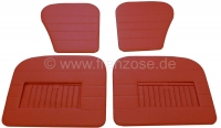 renault deurpanelen dauphine set 4 stuks kleur kunstleer rood geschikt voor P88244 - Bild 1