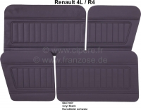 renault deurpanelen r4 4 stuks gemaakt van zwart kunstleer voor achter P88009 - Bild 1