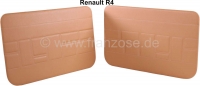 renault deurpanelen r4 voorportierbekleding 2 stuks kunstleer bruin beige camello geschikt voor P88256 - Bild 1