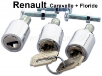 renault deursloten handgrepen caravelle floride slotcilinder 3 stuks met 2x sleutels geschikt voor P87785 - Bild 1