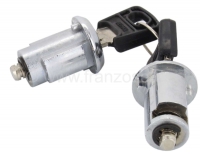 Renault - R16, slotcilinder (2 stuks) met 2x sleutel. Geschikt voor Renault R16 met centrale vergren