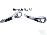 Renault - R4, verchroomde deurgreep (kunststof, verchroomd). 1 set (2 stuks). Geschikt voor Renault 