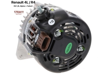 Alle - Dynamo 170A voor Renault. Geschikt voor R4 van 1984 tot 1990 1.1L (motor 688712 / C1E714) 