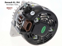 Renault - Dynamo 95A voor Renault. Geschikt voor R4 van 1984 tot 1990 1.1L (motor 688712 / C1E714) +