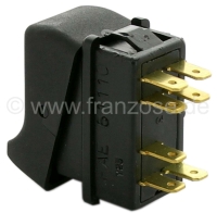 Renault - Tuimelschakelaar voor het waarschuwingsknipperlicht. Geschikt voor Renault R4, vanaf model