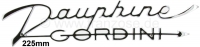 renault embleme dauphine embleembelettering gordini eerste versie volledig gemaakt van P87727 - Bild 1