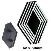 renault embleme embleem universeel afmeting 62 x 50mm materiaal kunststof P87202 - Bild 1