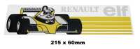 renault embleme r5 achterruitsticker elf formule 1 geschikt voor van 1981 1984 P87391 - Bild 1