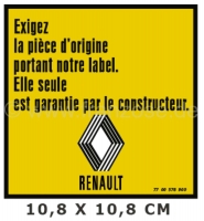 renault embleme sticker afmeting 108 x 108mm P87860 - Bild 1