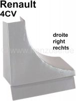 renault gelaste carrosseriedelen 4cv hoekplaat rechtsvoor voor dorpel geschikt P87825 - Bild 1