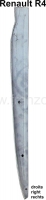R4, alleen D-stijl buitenpaneel, rechts. Geschikt voor Renault R4 (vanaf 1977)