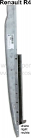 R4, D-stijl compleet, rechts. Geschikt voor Renault R4. Elektrolytisch verzinkt