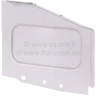 Renault - R4, sluitplaat rechtsachter, voor de zijhekken. Geschikt voor Renault R4. Gemaakt in Europ