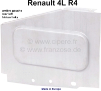 R4, sluitplaat rechtsachter, voor de zijhekken. Geschikt voor Renault R4
