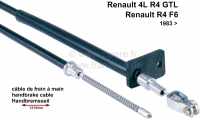 renault handremkabels r4 handremkabel rechtsvoor geschikt voor 4 gtl P84114 - Bild 1