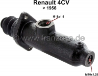 renault hoofdremcilinder 4cv geschikt voor tot bouwjaar 02 1956 P80027 - Bild 1