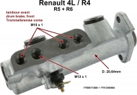 renault hoofdremcilinder r4 r5 r6 remsysteem met twee circuits bendix P84072 - Bild 1