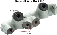 renault hoofdremcilinder r4 r5 remsysteem met twee circuits bendix P84073 - Bild 1