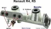 renault hoofdremcilinder r4 r5 remsysteem met twee circuits bendix P84074 - Bild 1