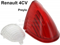 renault knipperlichten vooraan 4cv knipperlichtglazen preylo bestaande uit 1x rood transparant P85380 - Bild 1