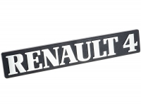 renault kofferbak bevestigingen r4 embleem gemaakt van plastic het is gemonteerd P87208 - Bild 1
