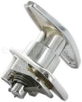 Alle - R4, kofferslot (achterklepslot, handgreep) buiten, verchroomd. Geschikt voor Renault R4.