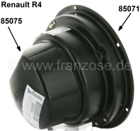 R4, koplampkap achter (gemaakt van kunststof). Geschikt voor Renault R4.