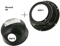 Alle - R4, metalen koplamppot (koplampbeugel). Geschikt voor Renault R4.